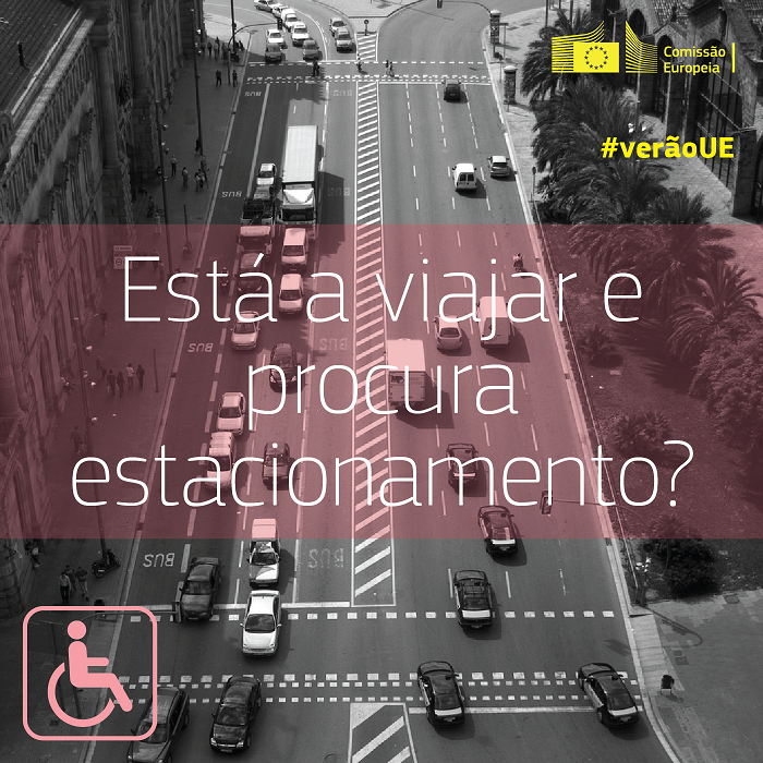 #verãoUE - estacionamento para deficientes ©UE