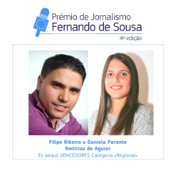 Categoria Regional em ex aequo - Filipe Ribeiro e Daniela Parente