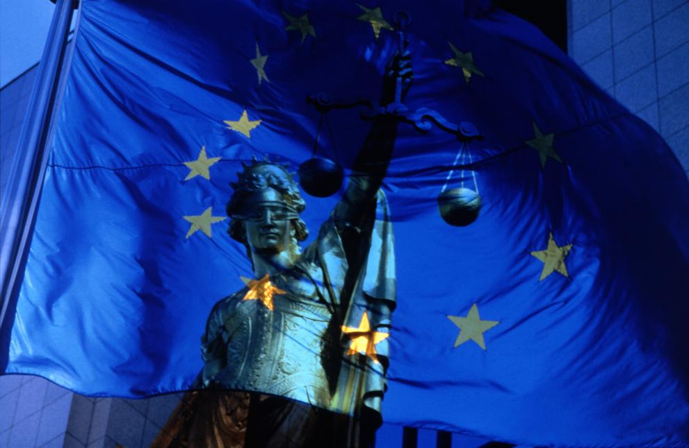 EU / UE / Flag / bandeira  / justiça 