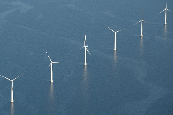 Turbinas eólicas no mar